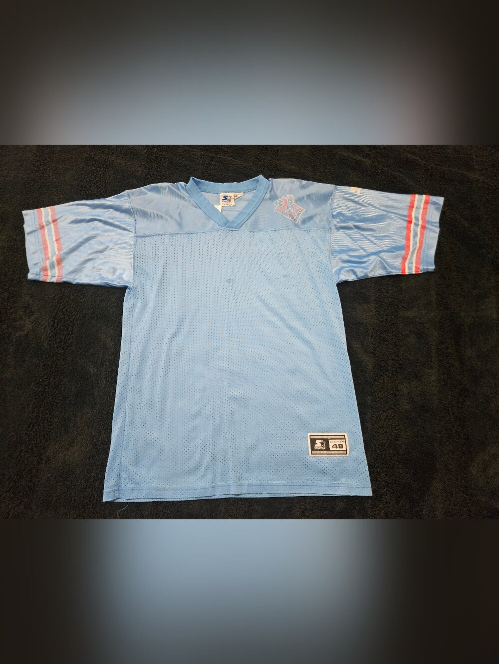 Mens Size 48/Large Starter Blank Tennessee Oilers Jersey